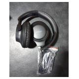 KVIDIO Bluetooth Headphones Over Ear, 65 Hours Playtime Wireless Headphones with Microphone, Foldable Lightweight Headset with Deep Bass, HiFi Stereo Sound Low Latency for Travel Work Cellphone