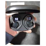 Wireless Earbuds Bluetooth 5.4 Headphones Sport, 2025 Bluetooth Earbuds with Earhooks, 50H Stereo Over Ear Buds, Earphone with 4 ENC Noise Canceling Mic, IP7 Waterproof Headset for Running/Gym/Workout