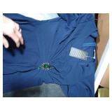 QMZ Wedding Guest Dresses for Women Have Pockets Cocktail Dress Ruffle Sleeve A Line Evening Party Formal Dresses for Women-Navy Blue-M