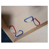 Maxdot 4 Pack 1L Collapsible Travel Water Bottles with Clip 33 oz Clear Foldable Water Pouch Container Bag for Hiking Backpacking Camping Travel Emergency