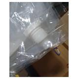 Maxdot 4 Pack 1L Collapsible Travel Water Bottles with Clip 33 oz Clear Foldable Water Pouch Container Bag for Hiking Backpacking Camping Travel Emergency