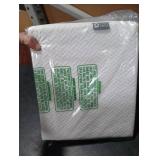 5 STARS UNITED Small Knee Pillow for Side Sleepers Wedge Firm Foam Support for Belly, Back & Knees Compact Maternity Cushion for Travel & Pregnancy Relief, White