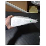 5 STARS UNITED Small Knee Pillow for Side Sleepers Wedge Firm Foam Support for Belly, Back & Knees Compact Maternity Cushion for Travel & Pregnancy Relief, White