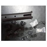 Seenelling 2 PCS Pole Mount Fishing Rod Holders for Bike Rack Rotatable Fishing Chair Pole Holders with Mount Clamp for Boat Bicycle Motorcycle Kayak Cart(Black)