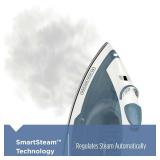 BLACK+DECKER Easy Steam Compact Iron for Clothes, Automatic Shutoff, Nonstick Plate, Light Weight, 1200 Watts
