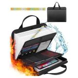 onvvippiv Important Document Organizer Folio Accordion File Organizer Fireproof Expanding File Folder Storage Box with Zipper Labels 13 Pockets for Business Office Receipt Travel