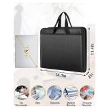 onvvippiv Important Document Organizer Folio Accordion File Organizer Fireproof Expanding File Folder Storage Box with Zipper Labels 13 Pockets for Business Office Receipt Travel