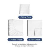 Twin XL Size 3 Piece Sheet Set - Comfy Breathable & Cooling Bed Sheets Set - Hotel Luxury Bedding for Women, Men, Kids, Teens, Boys & Girls - Deep Pockets, Ultra-Soft, Wrinkle Free - Oeko-Tex - White