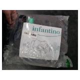 Infantino Flip 4-in-1 Convertible Baby Carrier, Adjustable, Ergonomic Babywearing, Registry Essential, Baby Carrier for Newborn to Toddler, Gray