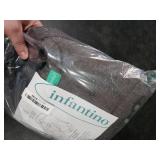 Infantino Flip 4-in-1 Convertible Baby Carrier, Adjustable, Ergonomic Babywearing, Registry Essential, Baby Carrier for Newborn to Toddler, Gray