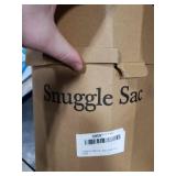 Snuggle Sac Soft Ribbed Beige Throw Blanket for Couch, Luxurious Fluffy Cozy Knit Throws for All Season, Reversible Warm Microfiber Netural Blankets for Couch, Sofa, Travel, Beige, 50x60 inches