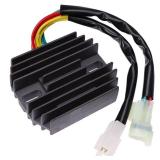 Voltage Regulator Rectifier Assembly 12V Replacement for Arctic Cat 500 ATV 2000-2008, Replacement for Arctic Cat 400 2003-2008, Replacement for Arctic Cat 375 2002 Replace# 3402-682