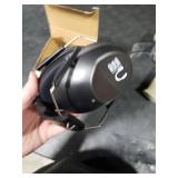 Pro For Sho 34dB NRR Hearing Protection Ear Muffs Highest NRR in Compact Design Ear Protection for Shooting, Gun Range, Industrial, and Sensory Use Fits Adults to Kids (Black)