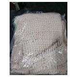 H.VERSAILTEX Bath Rugs for Bathroom Non Slip Bath Mats Extra Thick Chenille Striped Bath Rug Runners 47 x 17 Absorbent Fluffy Soft Shaggy Mats Dry Fast Plush Area Carpet for Bath Room - Ivory