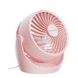 Gaiatop Desk Fan, 5-Inch Portable Electric Table Desktop Air Circulator Fans, Small but Powerful with 3 Speed 360° Adjustable Tilt for Cooling Home Dorm Office Bedroom Bathroom Kitchen, Pink