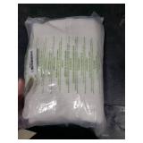 NICETOWN White Linen Sheer Curtains and Drapes 84 inches Long, Rod Pocket & Back Tab semitransparent with Light Through Vertical Window Treatments for Sliding Glass Door & Living Room, 52W, Set of 2