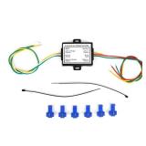 2 to 3 Wire Trailer Tail Light Converter, 2 to 3 Wire Splicing Trailer Converter Electrical System Wiring Harness Adapter Us Type