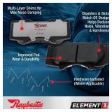 Raybestos Premium Raybestos Element3 EHT Replacement Front Brake Pad Set for Select 2018-2022 Honda Odyssey Model Years (EHT2089H)
