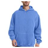 Dnzzs Acid Wash Hoodie Super Soft Sweatshirt for Mens Pullover Oversized Men