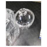 Hacaroa 2 Pack Acrylic Apothecary Jars with Airtight Lids, 46 Oz Clear Plastic Candy Cookie Jars for Candy Buffet, Decorative Bathroom Canister Container for Bath Salt, Vanity, Party, Wedding