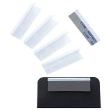 80 Pieces Earring Card Adapter Adhesive Lip Hanger Self-Adhesive Lip Adapter for Women Earring Necklace Card Display (1.5 x 0.5 Inch)