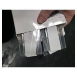 Boao 300 Pieces Plastic Earrings Card Adapter Self Adhesive Bulk Jewelry Display Adapter for Selling Earring Necklace Card Display 1.2 x 0.4 Inch