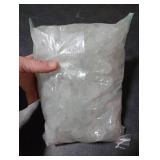 Ausluru 5LB Frosted Sea Glass Vase fillers Crushed Glass, Sea Glass Decor Ideal for Christmas DIY Craft, Aquarium Gravels, Home Decor Crushed Sea Glass Pieces for Beach Wedding, 0.7-3 Inch Clear