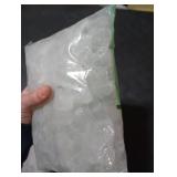 Ausluru 5LB Frosted Sea Glass Vase fillers Crushed Glass, Sea Glass Decor Ideal for Christmas DIY Craft, Aquarium Gravels, Home Decor Crushed Sea Glass Pieces for Beach Wedding, 0.7-3 Inch Clear