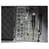 CVLIFE Rechargeable Green Bore Sight Laser with 32 Adapters Laser Bore Sight Fit 0.17 to 12GA Calibers Bore Sight Multi-Caliber Laser Boresighter Kit