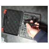 CVLIFE Rechargeable Green Bore Sight Laser with 32 Adapters Laser Bore Sight Fit 0.17 to 12GA Calibers Bore Sight Multi-Caliber Laser Boresighter Kit