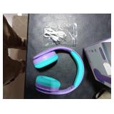 JoySpark Kids Bluetooth Headphones, Lightweight Wireless Headphones for Kids, 85/94dB Volume Limited, 60 Hours Playtime, Bluetooth 5.3, Over-Ear Toddler Headsets with Built-in Mic-Purple