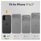 Wallet Case for iPhone 17 with Credit Card Holder,PU Leather Folio Flip Kickstand Protective Shockproof Cover for Apple 17 Phone Case (Purple, for iPhone 17-6.3