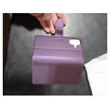 Wallet Case for iPhone 17 with Credit Card Holder,PU Leather Folio Flip Kickstand Protective Shockproof Cover for Apple 17 Phone Case (Purple, for iPhone 17-6.3