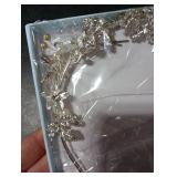 Oriamour Silver Flower Girl Headband With Crystal Rhinestone Princess Teen Girls Headpiece For Birthday, Wedding,Photography