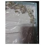 Oriamour Silver Flower Girl Headband With Crystal Rhinestone Princess Teen Girls Headpiece For Birthday, Wedding,Photography