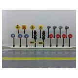 Building Toys City/Town/Village/Street Signs Set 15. Stop. Traffic Lights. Custom