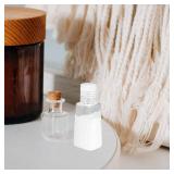 SOUJAP 100 PCS 30ml /1oz Empty Bottles with Flip Caps, Plastic Flip Cap Bottles, Clear Travel Refillable Containers for Water, Lotions, Shower Gel