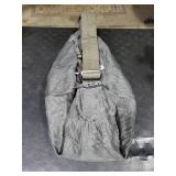 SlowTon Dog Carrier Sling - Thick Padded Shoulder Strap Adjustable Dog Carriers for Small Dogs, Puppy Carrier Purse for Pet Cat with Front Zipper Pocket Safety Belt Machine Washable (GY, L)