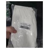 12Pairs White Cotton Gloves for Eczema and Dry Hands - Breathable Work Glove Liners - Moisturizing SPA Soft Jewelry Inspection Gloves - Stretchy Fit Cloth Gloves for Most Women