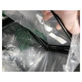 MyGift Black Metal Pizza Table Stands, Tabletop Pizza Pan Riser Food Platter Tray and Display Rack, Set of 4