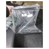 MyGift Black Metal Pizza Table Stands, Tabletop Pizza Pan Riser Food Platter Tray and Display Rack, Set of 4