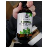 NaturoBliss Peppermint Essential Oil, 100% Pure and Natural Therapeutic Grade, Premium Quality Peppermint Oil, 4 fl. Oz - Perfect for Aromatherapy and Relaxation