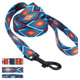 CollarDirect Nylon Dog Leash 5ft Tribal Pattern Durable Walking Pet Leashes for Dogs Small Medium Large Puppy (Pattern 1, S, New)