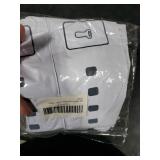 HAO White Large Inflatable Airplane Float, Blow Up Airplane Balloon for Outdoor, Party Favors, Swimming, (40inch)