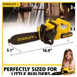 Red Toolbox Stanley Jr Battery Operated Delux Chainsaw Toy