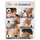 Ufree Beard Trimmer for Men, Waterproof Electric Razor for Nose, Body, Face & Mustache, Cordless Hair Clippers Shavers Grooming Kit, Gifts for Men Husband Father