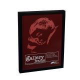 Ambiance Gallery Wood 1.5 Deep Picture Frames - 12x16 Black Wood Frame, Shatter-Resistant Acrylic Glazing & MDF Backing, Horizontal or Vertical Wall Display