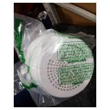 QRRICA Plant Pots Self Watering Pots, Set of 2 Plastic Planters with Drainage Holes and Saucers,Plastic Flower Pots,Nursery Planting Pot for Indoor Out Door Plants(Pure White)