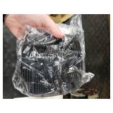 SMARTAKE Paper Towel Holder for Countertop, Standing Kitchen Roll Holder with Suction Cups, Non-Slip Paper Towel Stand, Stainless Steel, Weighted Base, for Kitchen Bathroom, Square Base (Black)