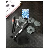 Qydipclin 10pcs Windshield Cleaner Tool, Car Window Cleaning Wash Kit with 4 Reusable Microfiber Pads 1 Spray Bottle and Extendable Handle Auto Glass Wiper Kit, Gray